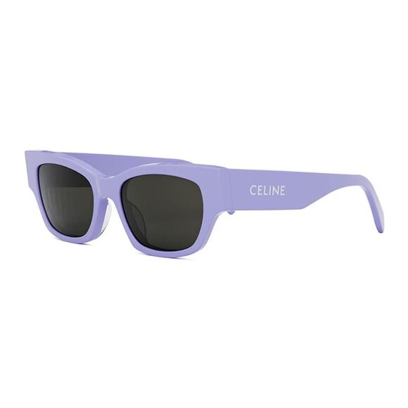 NEW CELINE WOMEN SQUARE SUNGLASSES CELINE CL40197U 78A LILAC GREY EYEWEAR - Picture 1 of 4